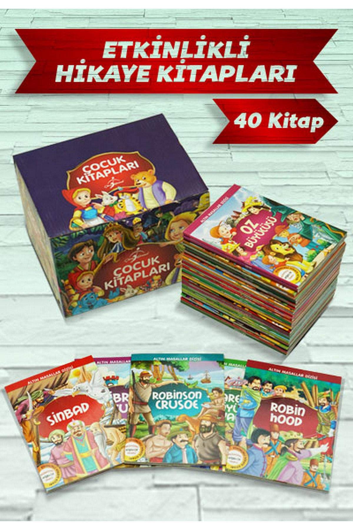Dünya Masalları (40 Kitap Kutulu) Books