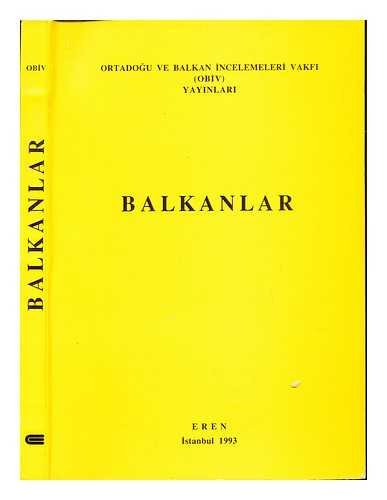Balkanlar (Turkish Edition) Books
