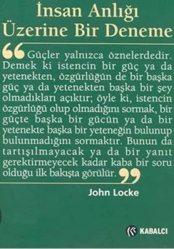 Insan Anligi Üzerine Bir Deneme book