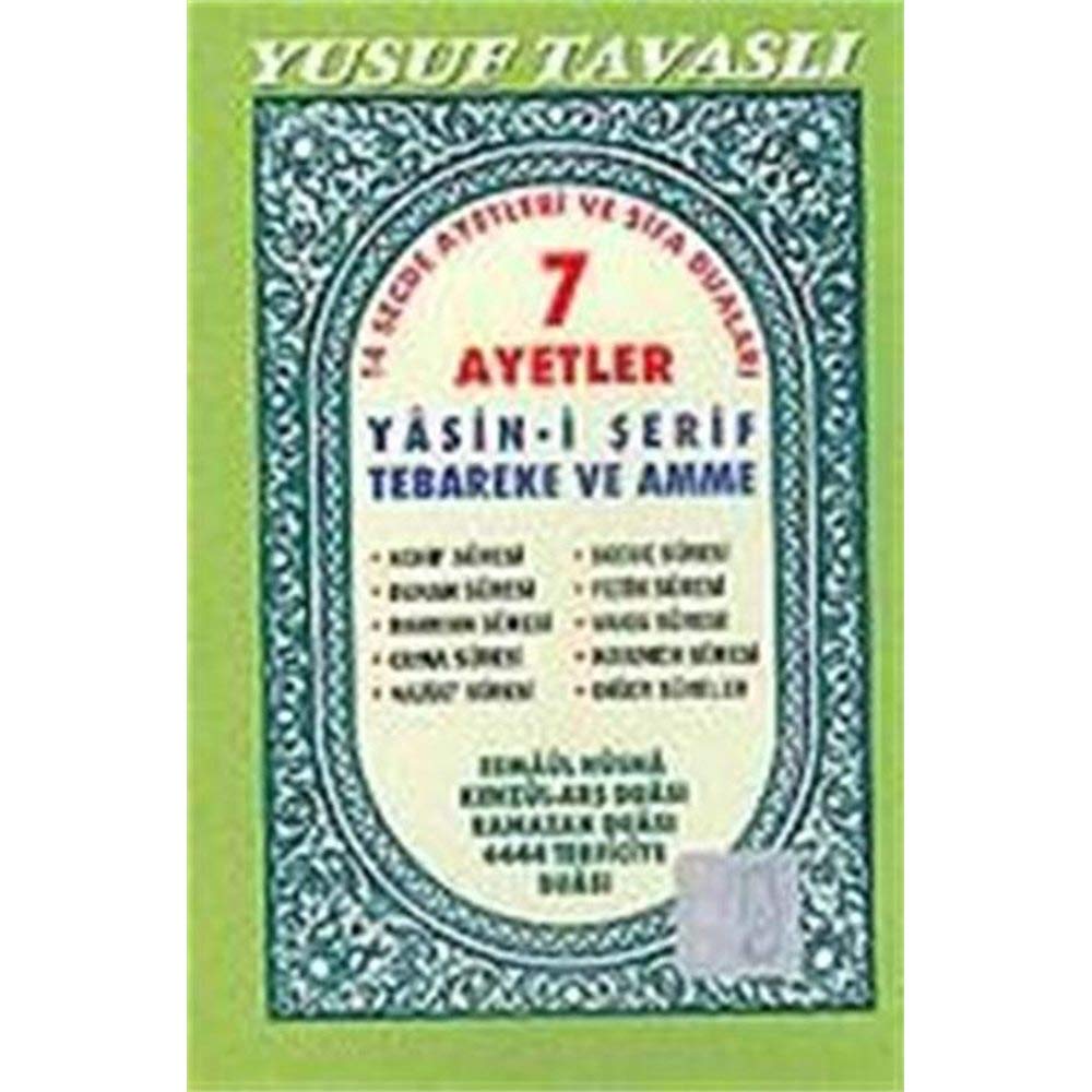 7 Ayetler - Yasin-i Serif Tebareke ve Amme: Cep Boy Social Sciences