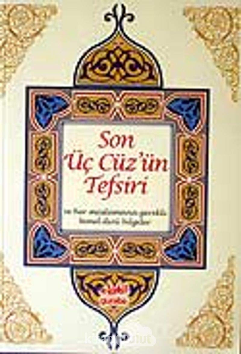 Product Image: Son Uc Cuz'un Tefsiri