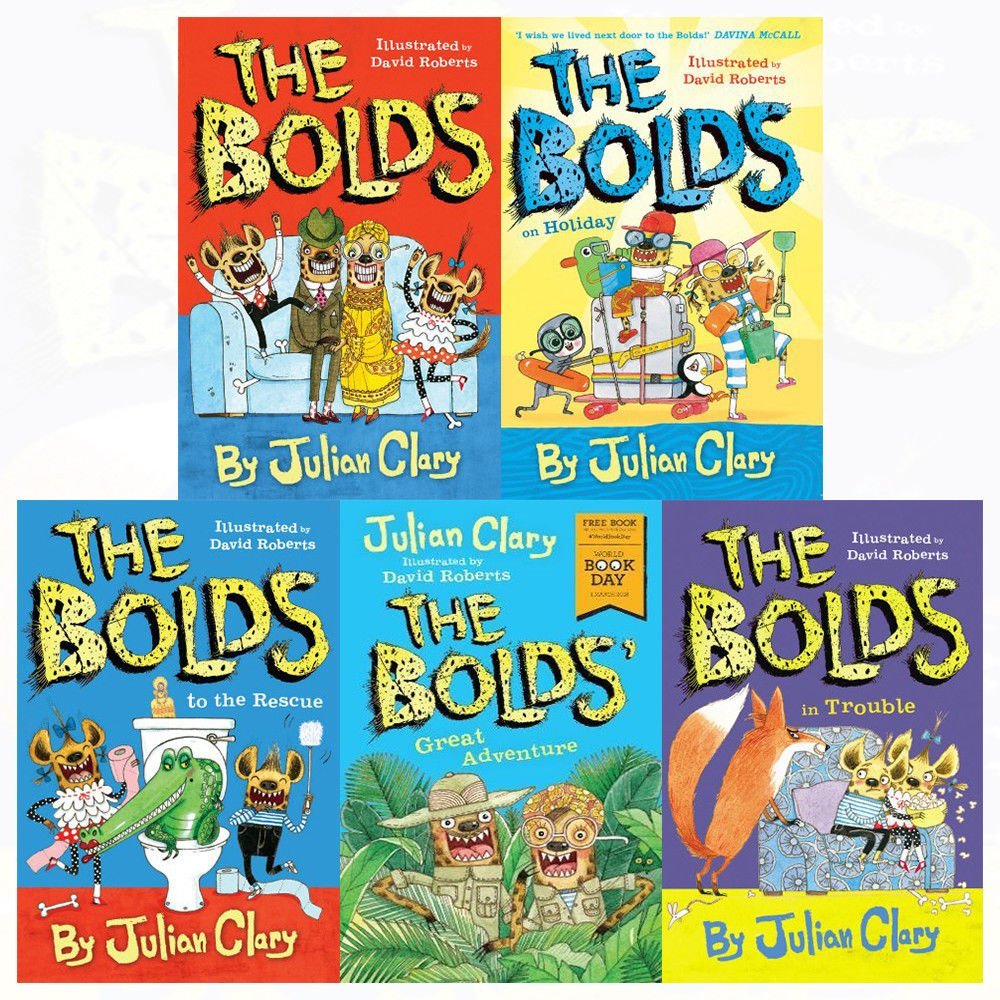Bolds in trouble, great adventure,holiday,the rescue 5 books collection set Books
