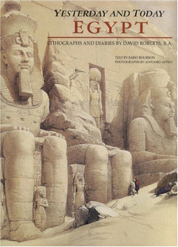 Yesterday & Today - Egypt Lithographs & Diaries Social Sciences Books