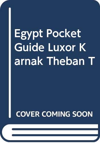 Egypt Pocket Guide Luxor Karnak Theban T Books