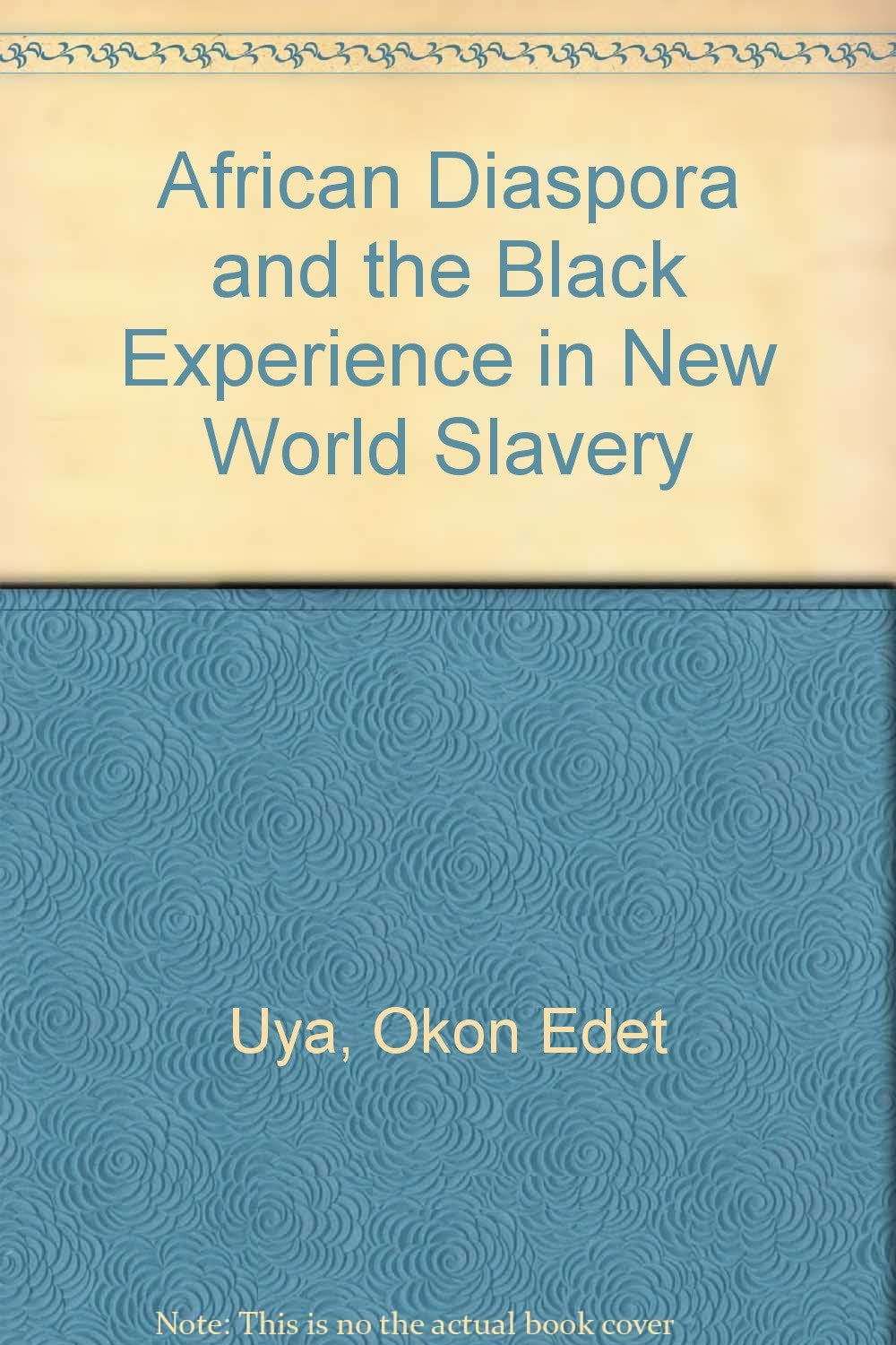African Diaspora and the Black Experience in New World Slavery Books
