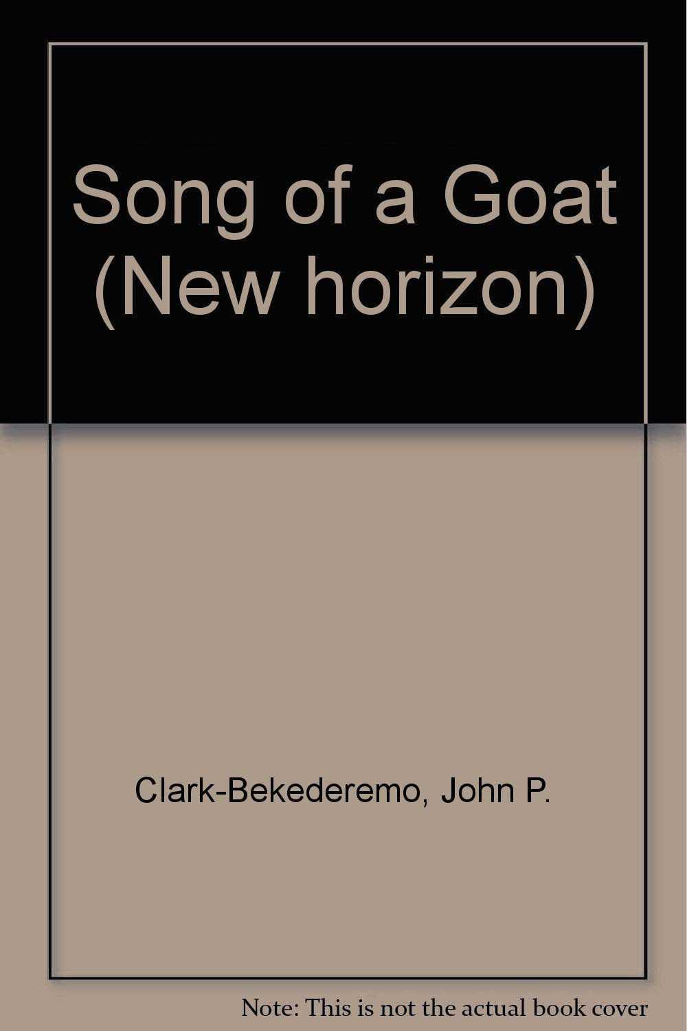 Song of a Goat Contemporary literature