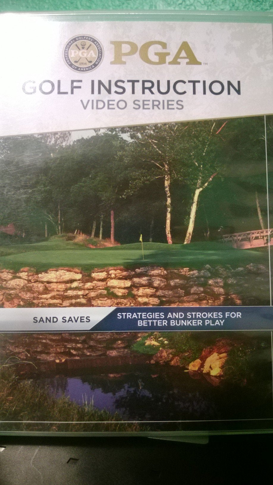 PGA Golf Instruction Video Series Sand Saves Strategies and Strokes for Better Bunker Play Box sets