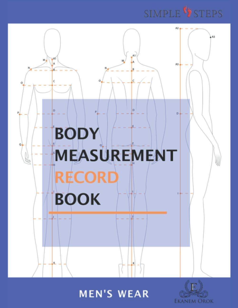 Body Measurement Record Book: Simple Steps™ book