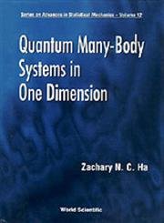 Quantum Many-body Systems In One Dimension Business & Technology