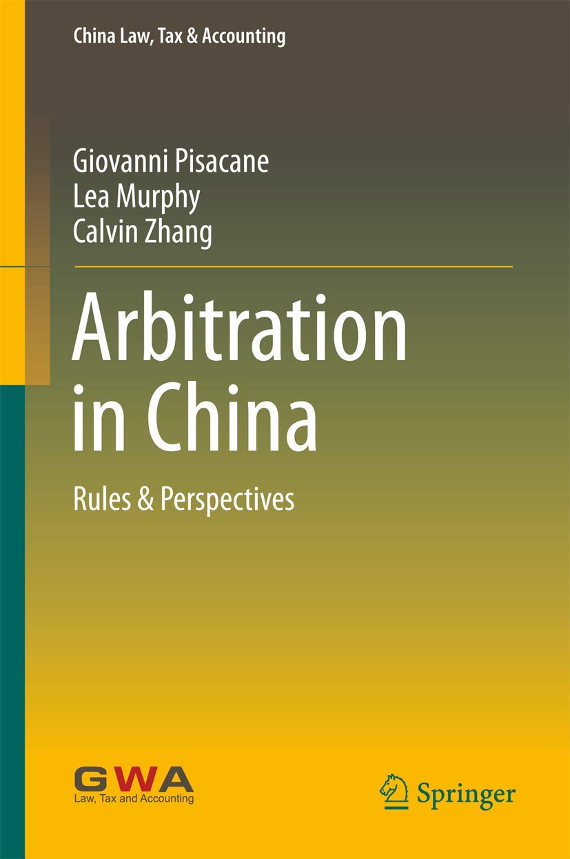 Arbitration in China Law Books