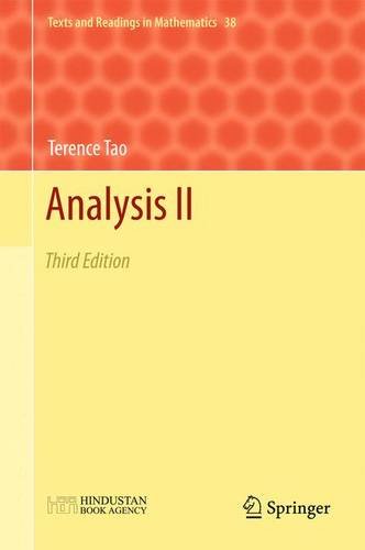 Analysis 2 (Texts and Readings in Mathematics, Band 38) Mathematics