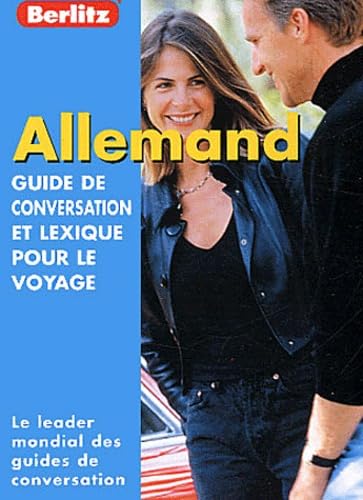 German Berlitz Phrase Book for French Speakers: Guide de conversation et lexique pour le voyage Foreign Languages ​​& Dictionaries
