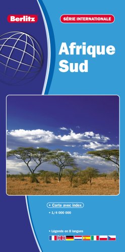 Carte internationale Berlitz, numéro 680914: Afrique du sud Maps & Plans