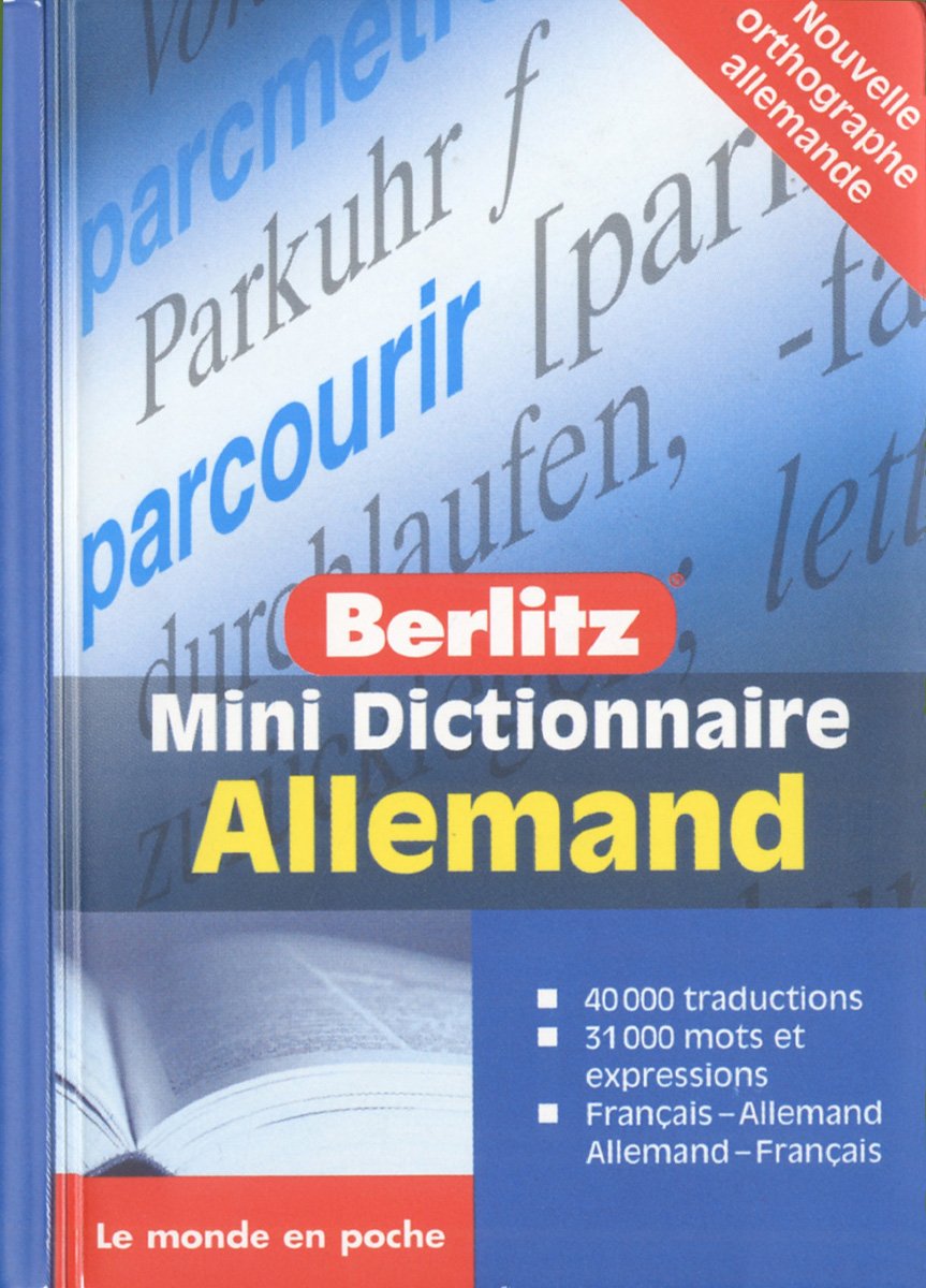 Mini-dictionnaire allemand : français-allemand, allemand-français Books