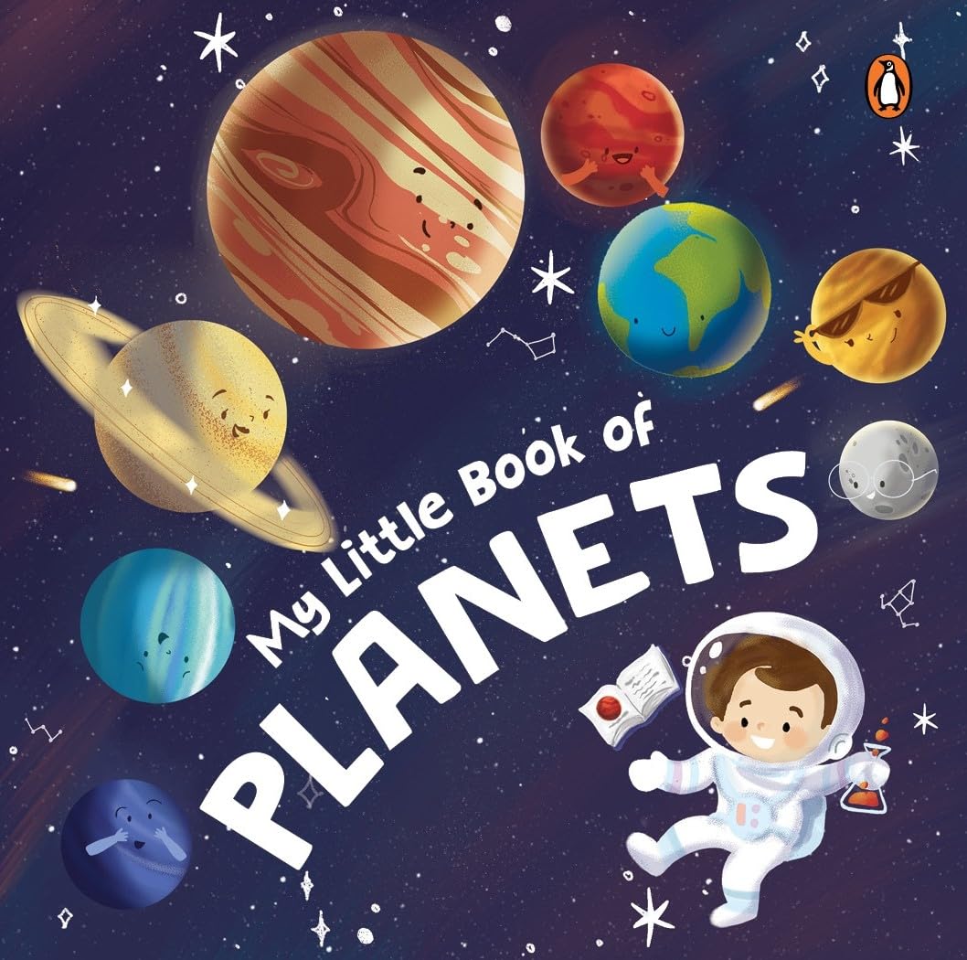My Little Book of Planets: Fun Illustrated Board Book of Planets | A Rhyming Book of Solar System for Kids, Toddlers | Book for 3+ Tiptoi & Games