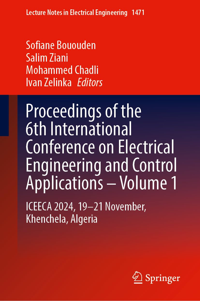 Proceedings of the 6th International Conference on Electrical Engineering and Control Applications - Volume 1 Computer Science