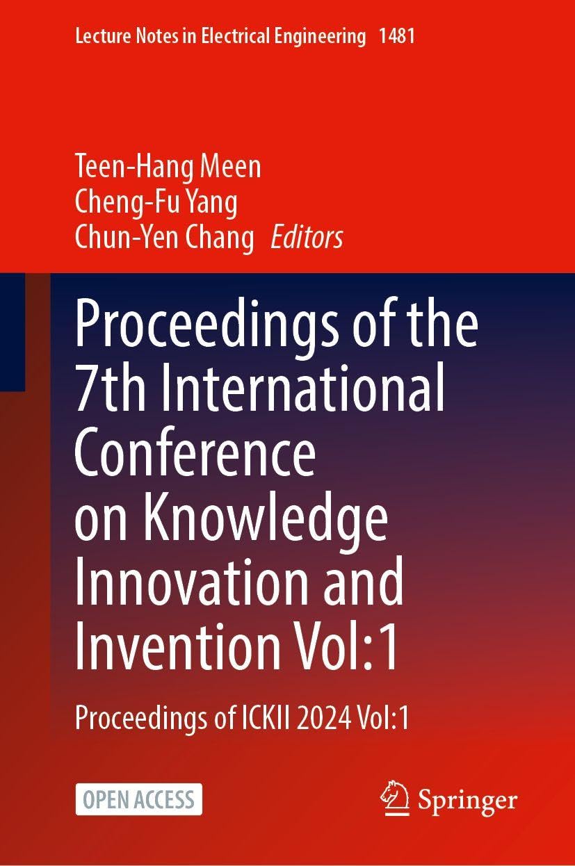 Proceedings of the 7th International Conference on Knowledge Innovation and Invention, Volume 1 Computer Science