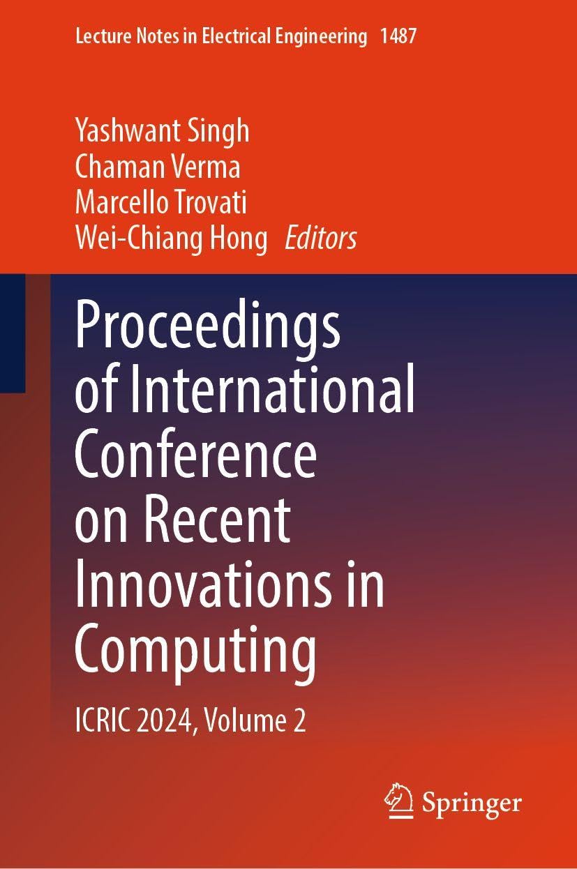 Proceedings of International Conference on Recent Innovations in Computing Computer Science