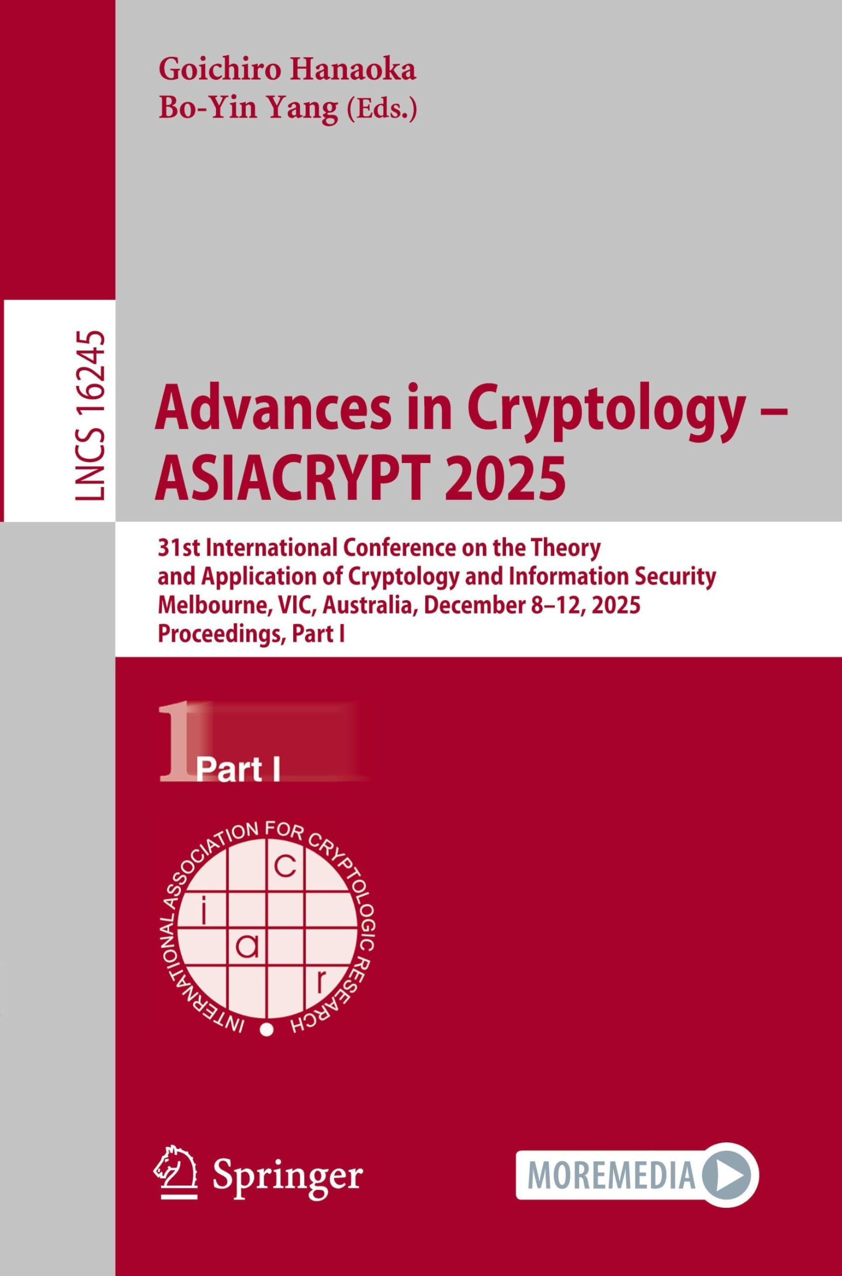 Advances in Cryptology - ASIACRYPT 2025 Computer Science