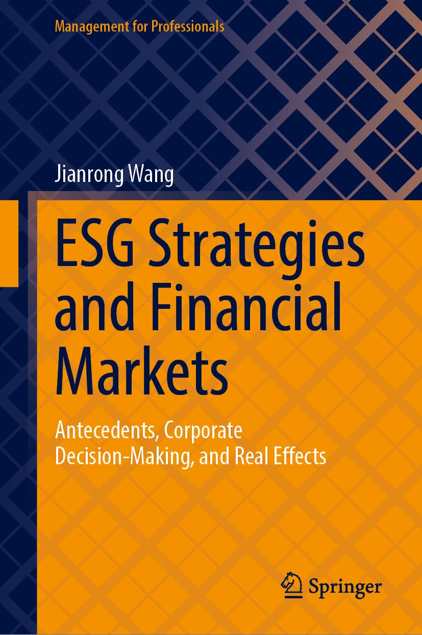 ESG Strategies and Financial Markets Law