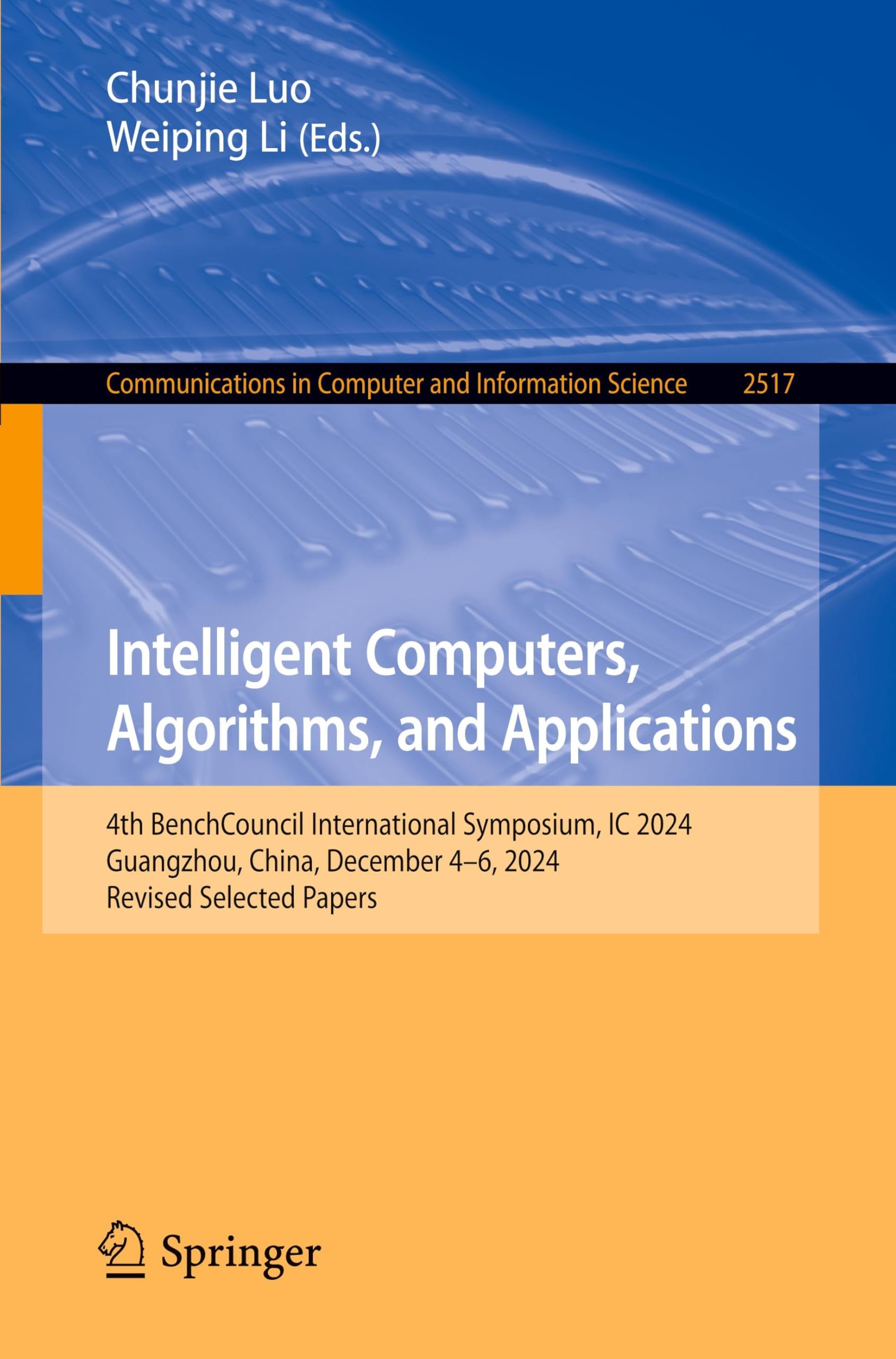 Intelligent Computers, Algorithms, and Applications Hobbies & Crafts