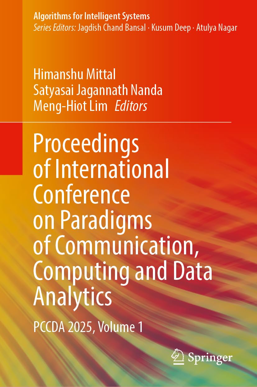 Proceedings of International Conference on Paradigms of Communication, Computing and Data Analytics Computer Science