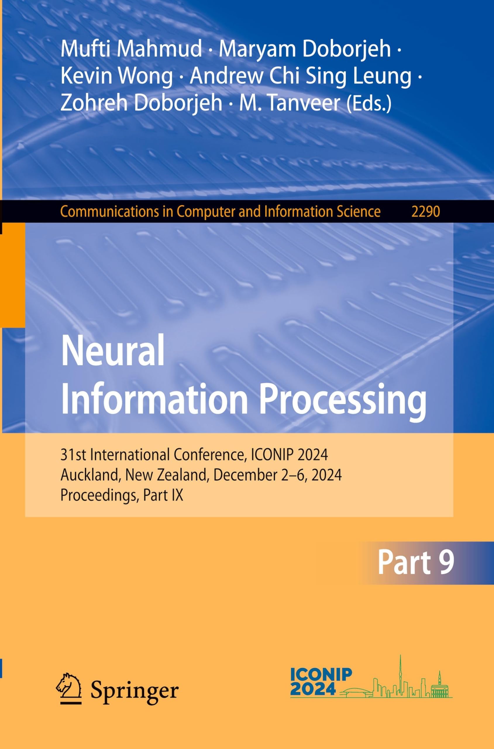 Neural Information Processing Computer Science