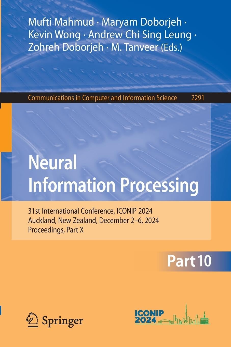 Neural Information Processing Computer Science