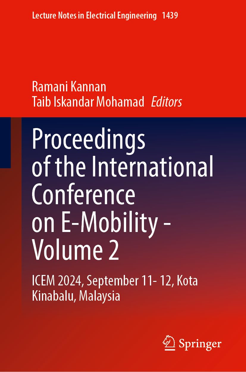 Proceedings of the International Conference on E-Mobility-Volume 2 Computer Science
