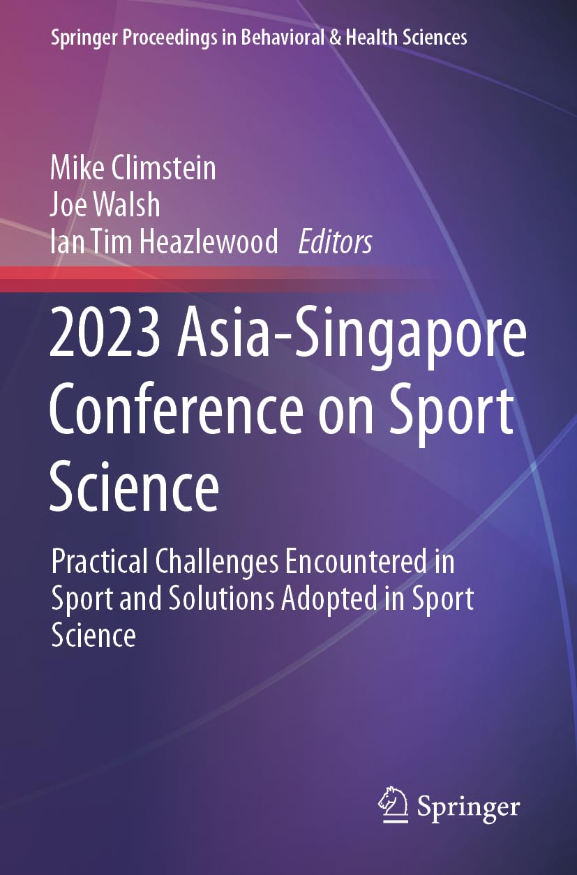 2023 Asia-Singapore Conference on Sport Science Medicine