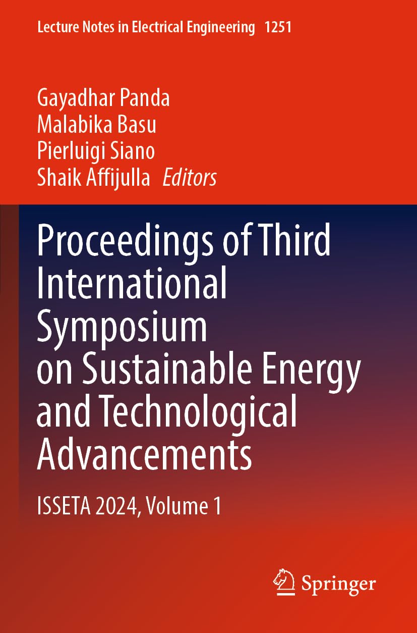 Proceedings of Third International Symposium on Sustainable Energy and Technological Advancements Architecture