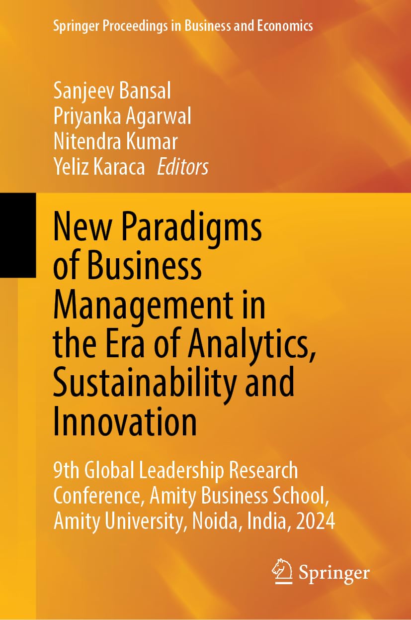 New Paradigms of Business Management in the Era of Analytics, Sustainability and Innovation Law