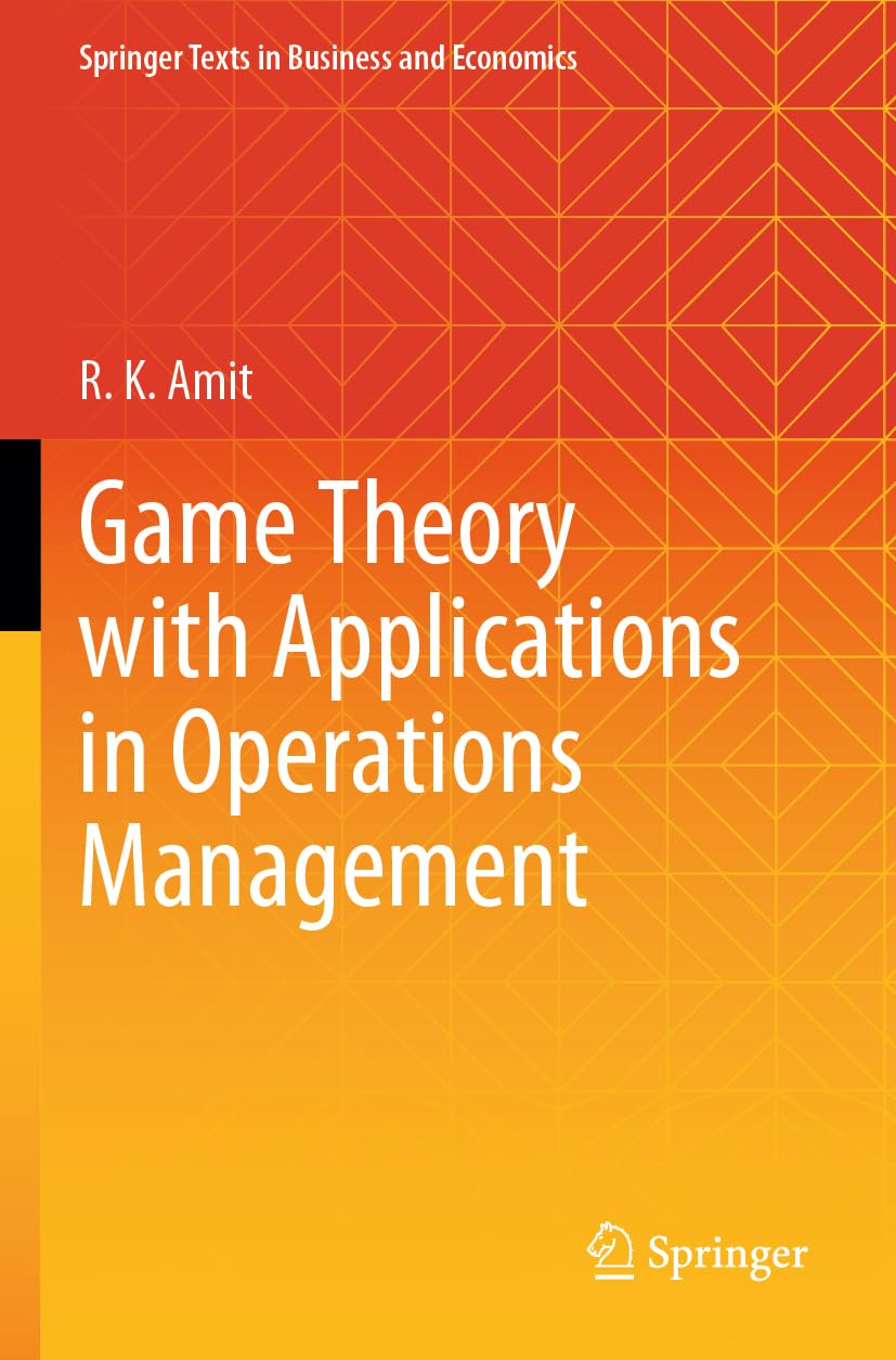 Product Image: Game Theory with Applications in Operations Management