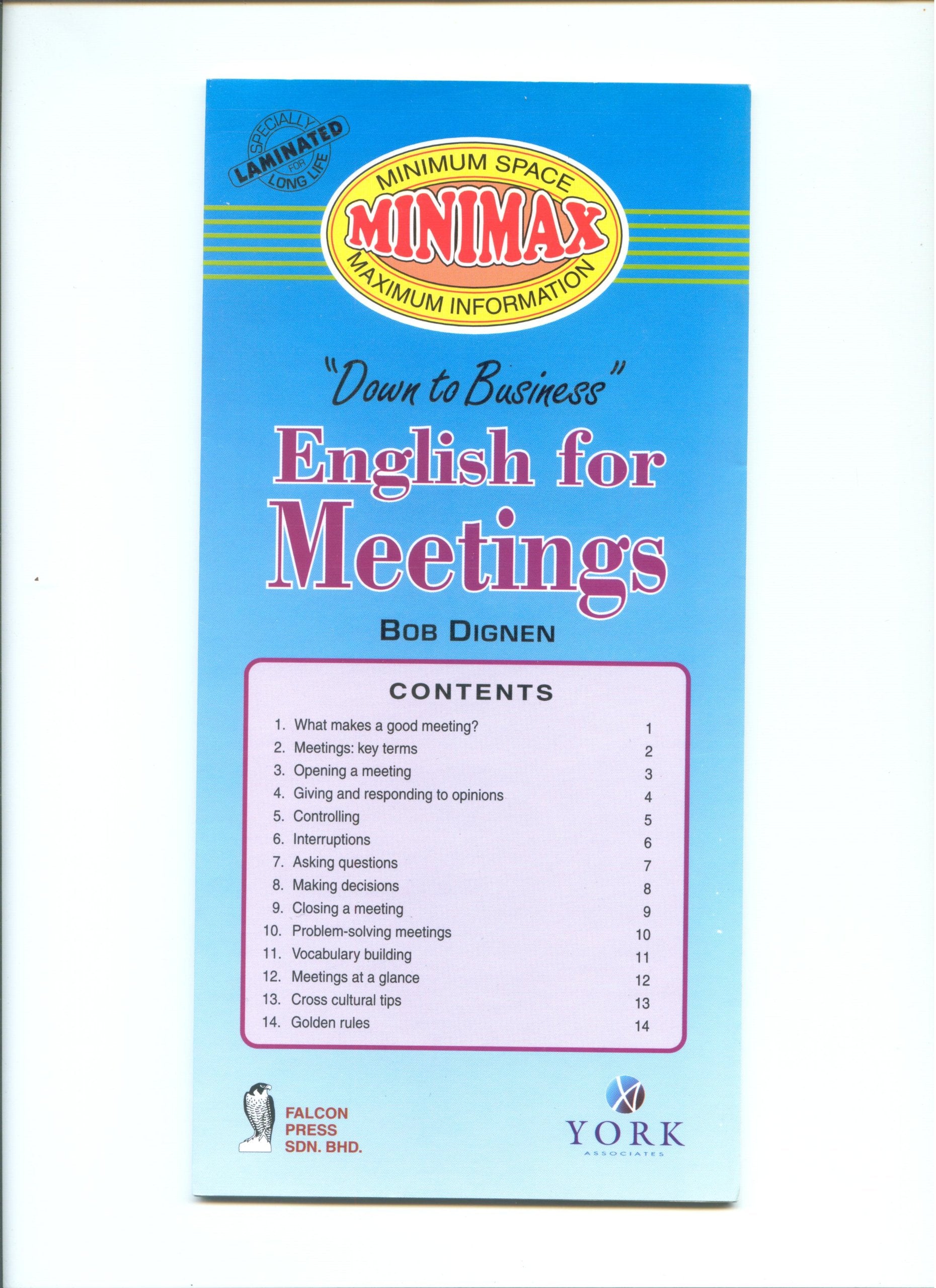 English for Meetings (Down to Business S.) Foreign Languages ​​& Dictionaries