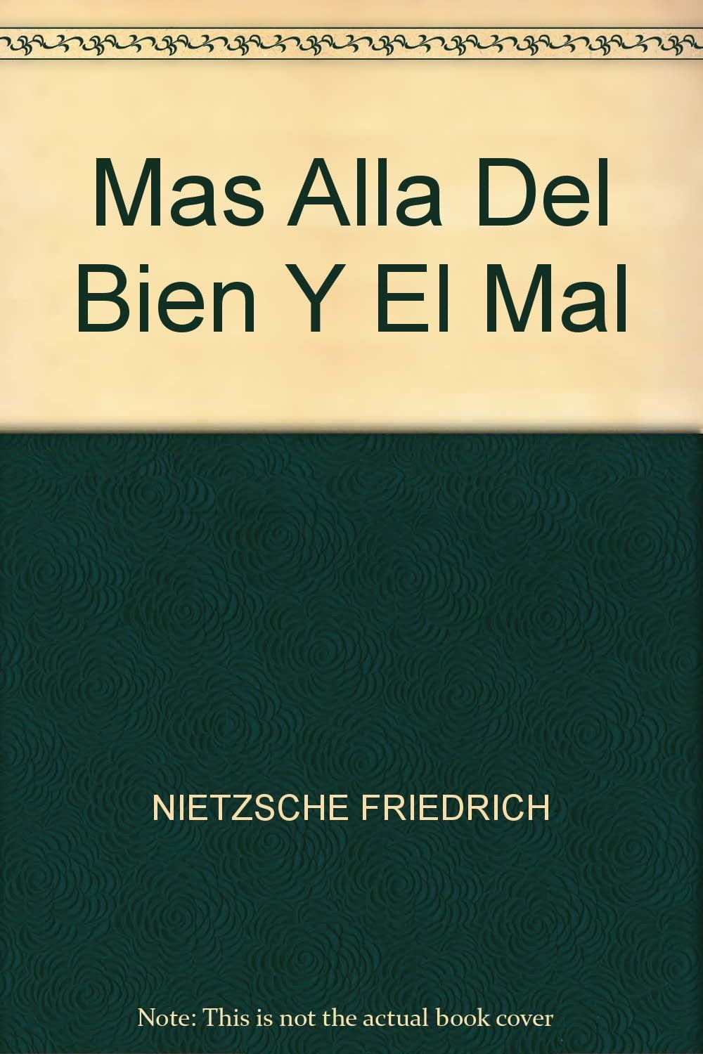 Mas Alla Del Bien Y El Mal Books