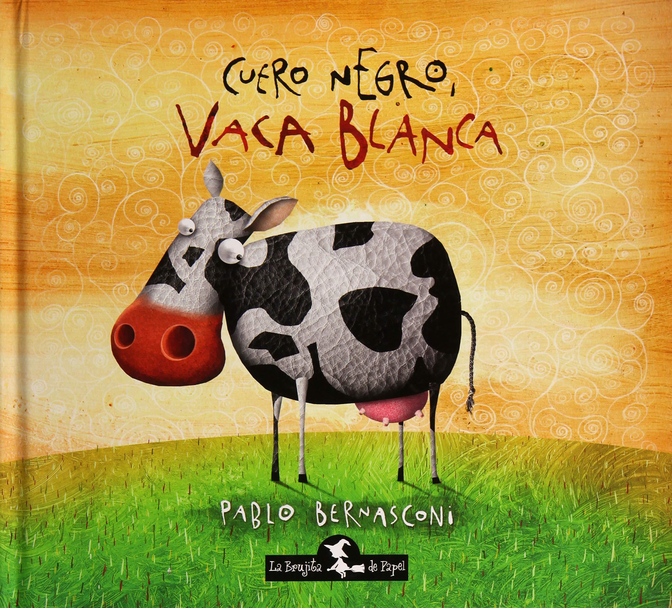 Cuero Negro Vaca Blanca book