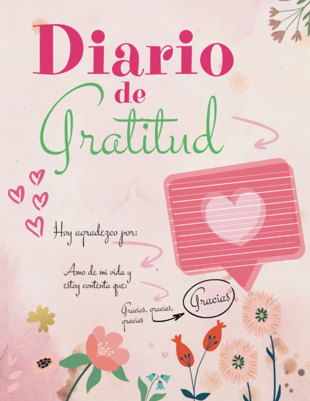 Diario de Gratitud: El Mapa de Agradecimiento - Con solo 5 minutos al día cambias tu vida. - Diario de autoestima, manifestación y exploración personal. Self-help