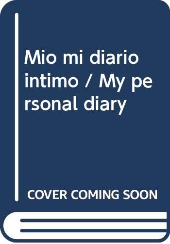 Mio mi diario intimo / My personal diary Books