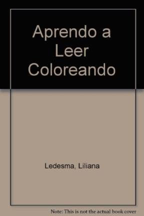 Aprendo a leer coloreando / Learn to read coloring Books