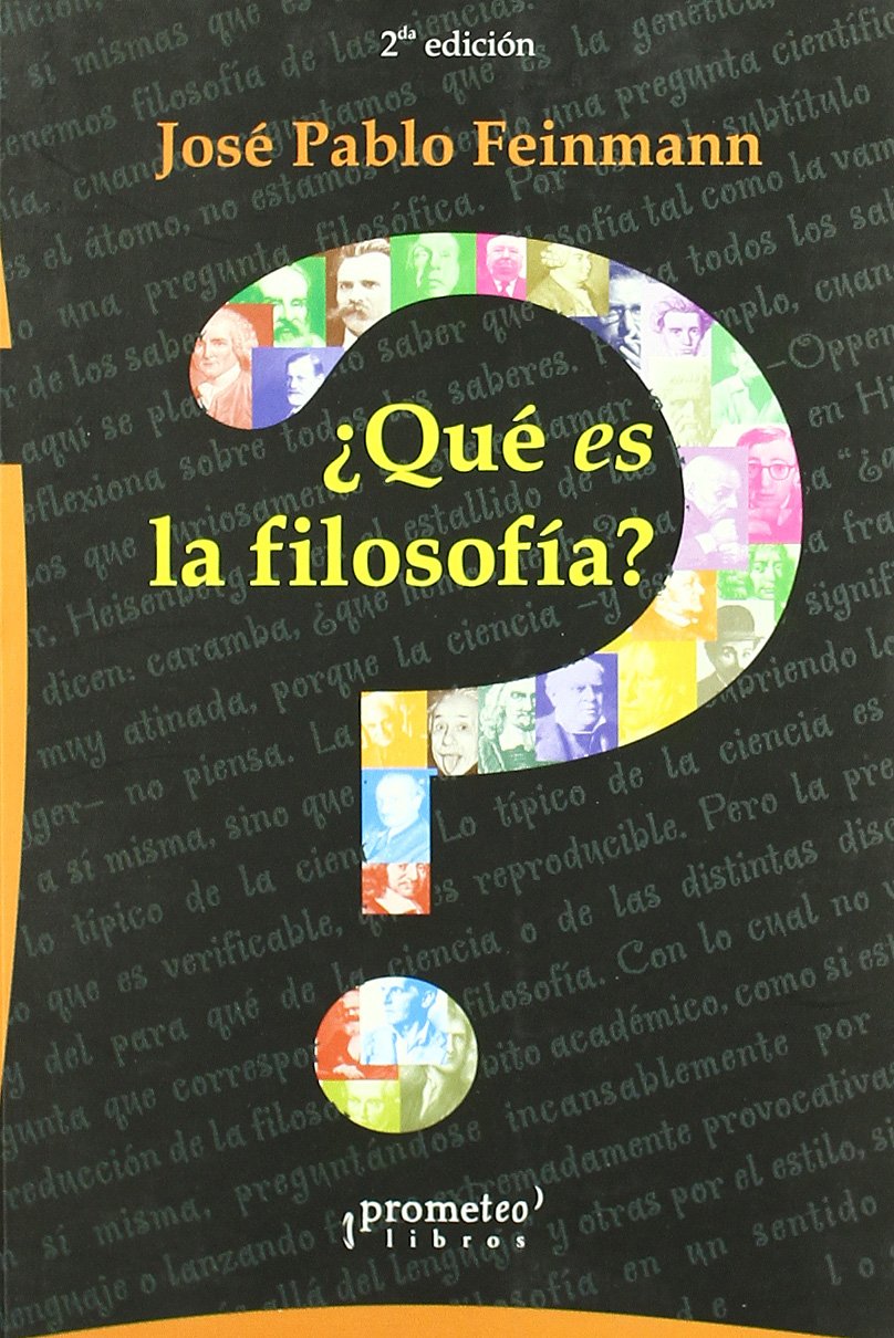 Que Es La Filosofia? book