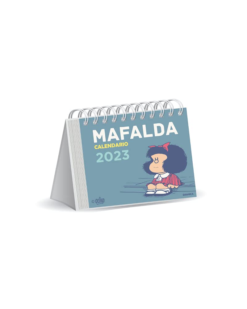 Mafalda 2023, Calendario Escritorio Azul Claro Calendars