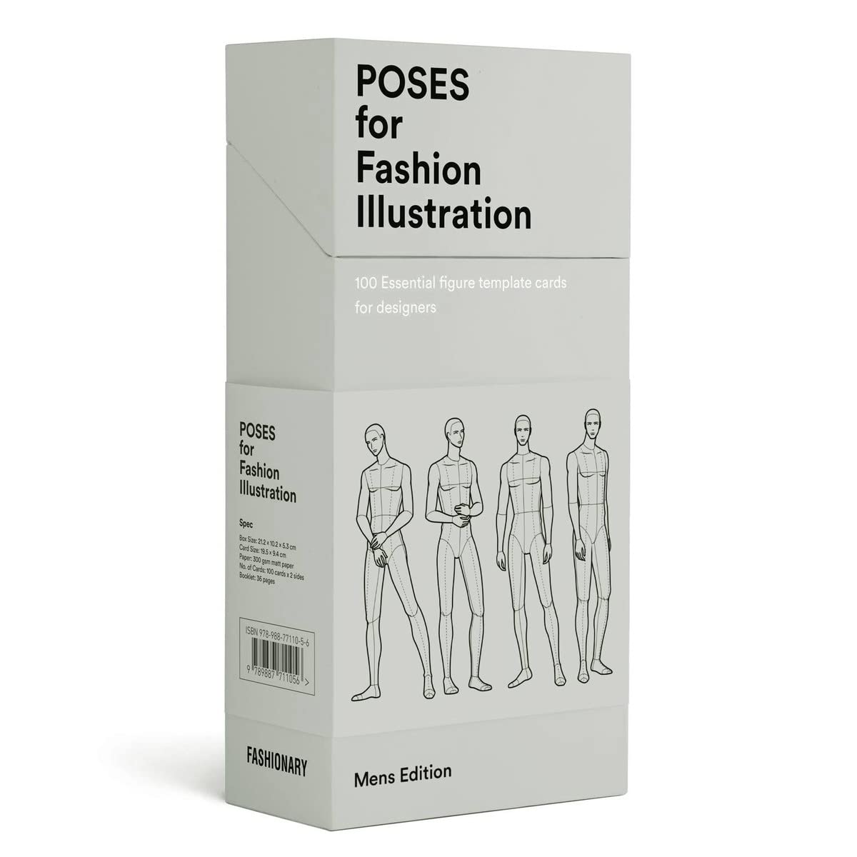 Poses for Fashion Illustration - Mens (Card Box) Film, Art & Culture