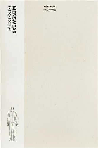 Menswear Sketchbook A5 book