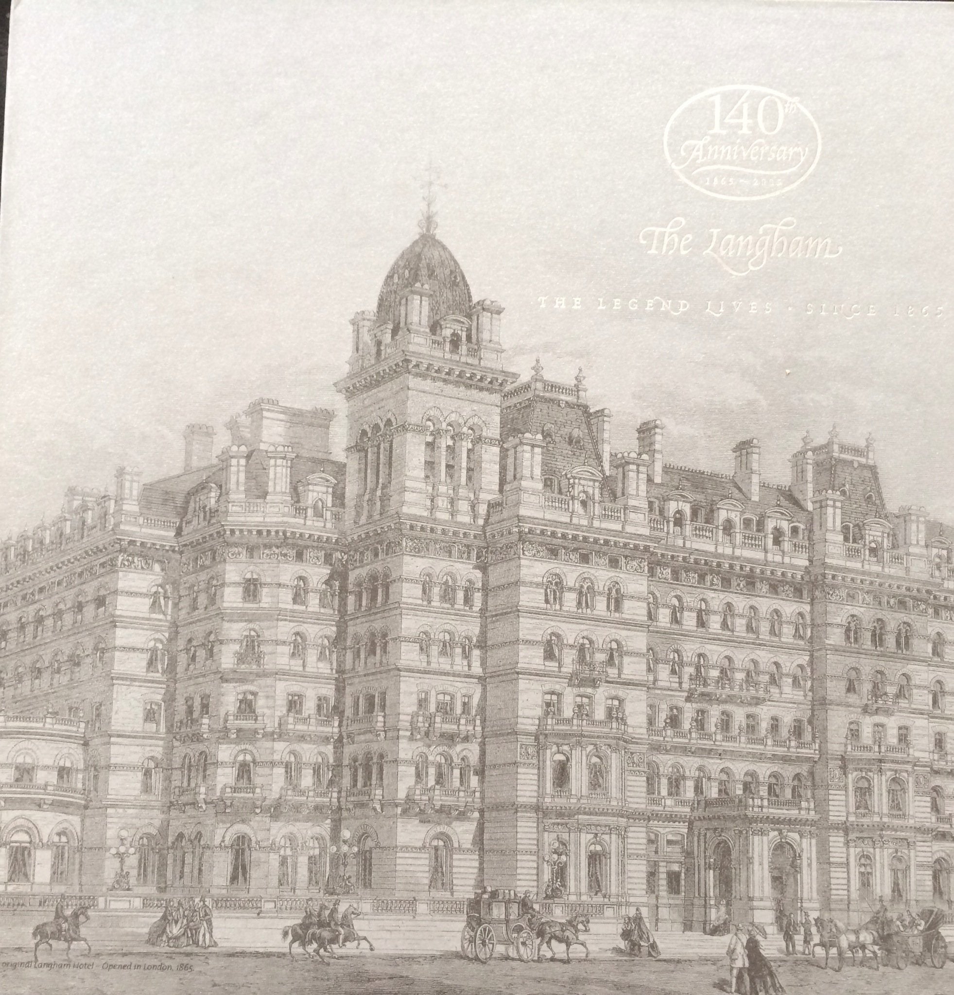 The Langham: The Legend Lives Since 1865 (140th Anniversary) Books
