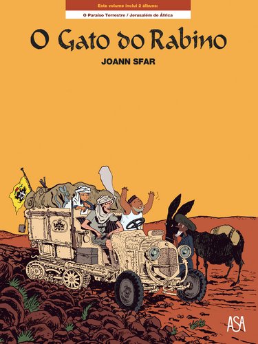 O Gato Rabino Vol. 4 e 5 (O Paraíso Terrestre + Jerusalém de África) (Portuguese Edition) Joann Sfar book