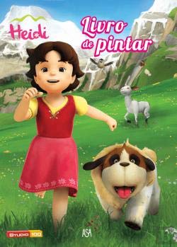 Heidi - Livro de Pintar (Portuguese Edition) Edições Asa book