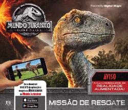 Mundo Jurássico: Reino Caído – Missão de Resgate (Portuguese Edition) Caroline Rowlands book