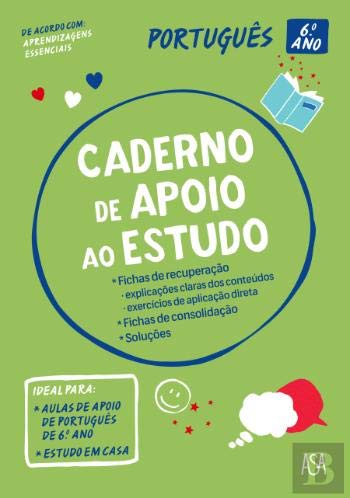 Caderno de apoio ao estudo Português 6.º ano (Portuguese Edition) Books