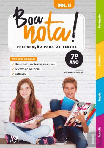 Boa nota! Preparação para os Testes 7.º Ano II (Portuguese Edition) book