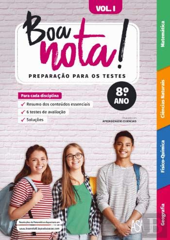 Boa nota! Preparação para os Testes 8.º Ano I (Portuguese Edition) book